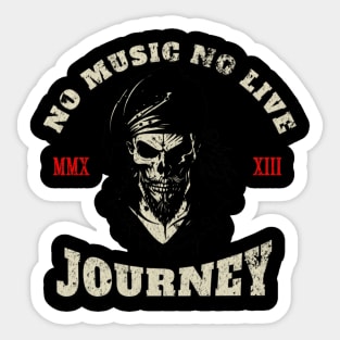 rock skull vintage v5 Sticker